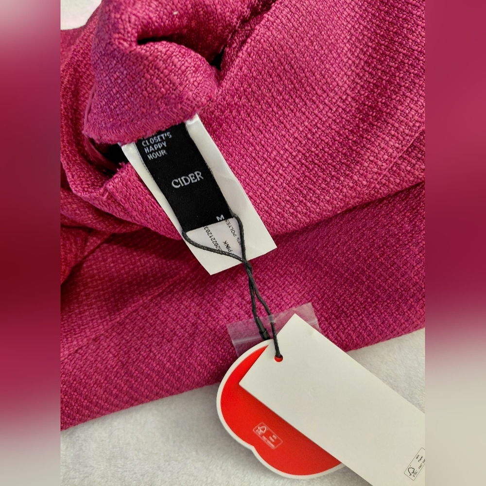 Cider Fuchsia Textured Fabric